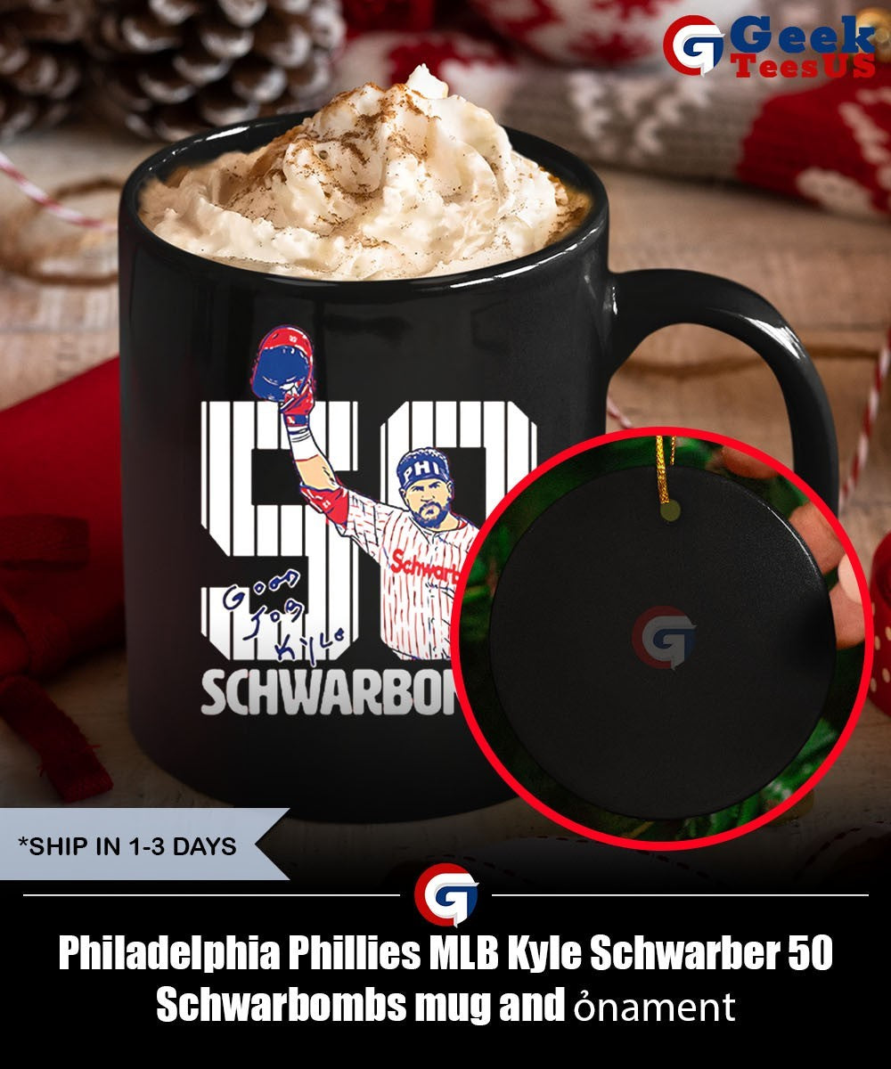 Philadelphia Phillies MLB Kyle Schwarber 50 Schwarbombs shirt