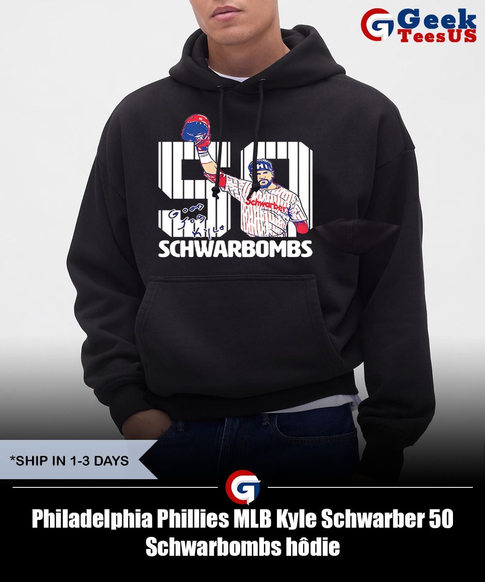 Philadelphia Phillies MLB Kyle Schwarber 50 Schwarbombs shirt