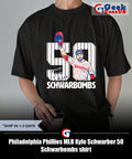 Philadelphia Phillies MLB Kyle Schwarber 50 Schwarbombs shirt