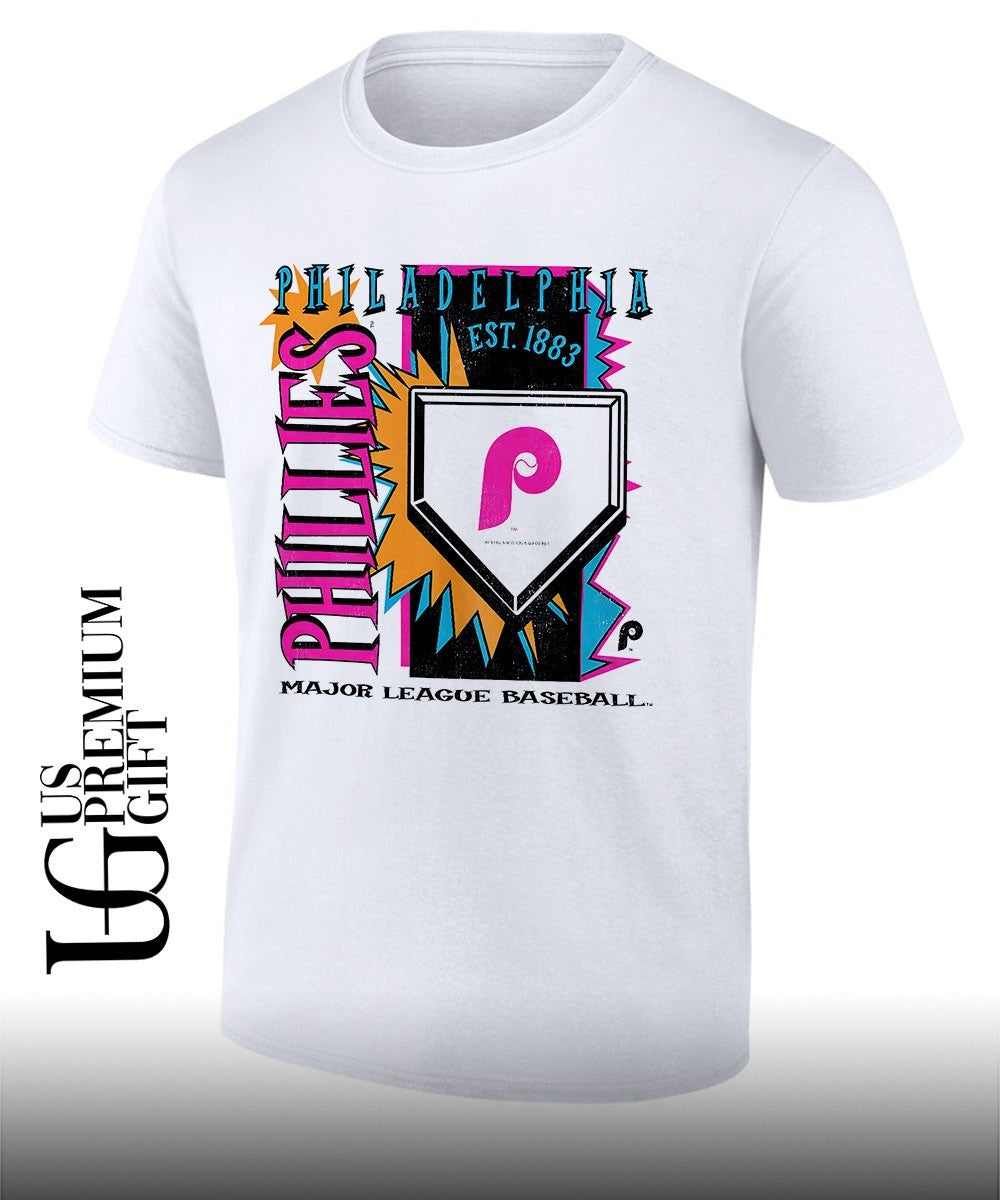 Philadelphia Phillies Major League baseball since 1883 Cooperstown Neon shirt