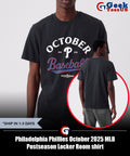 Philadelphia Phillies October 2025 MLB Postseason Locker Room shirt