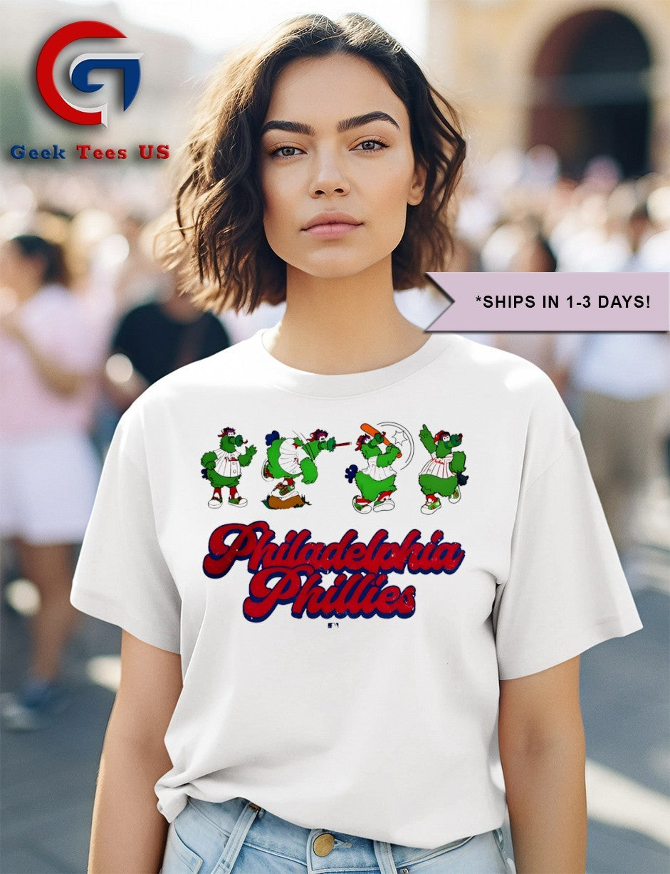 Philadelphia Phillies Phillie Phanatic mascot shirt