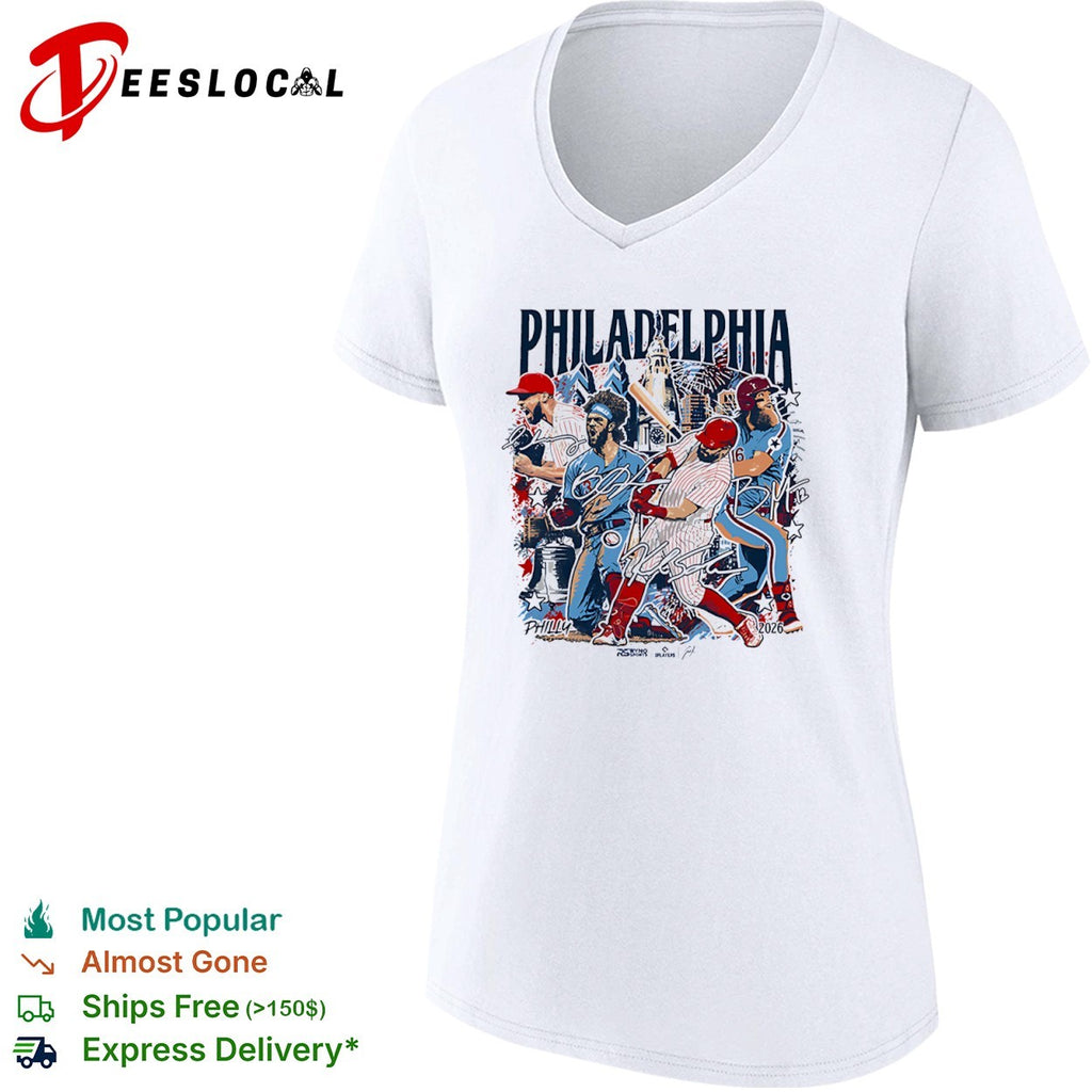 Philadelphia Phillies players Signature shirt