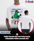 Phillie Phanatic New York Parlay Pop Up Philadelphia Phillies baseball shirt