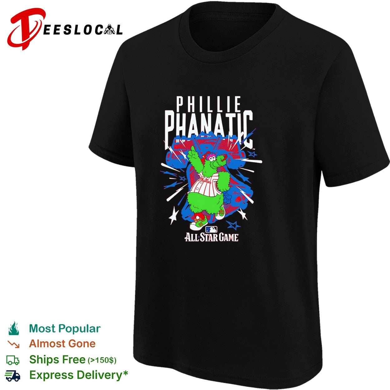 Phillie Phanatic Philadelphia Phillies 2026 All-Star Game shirt