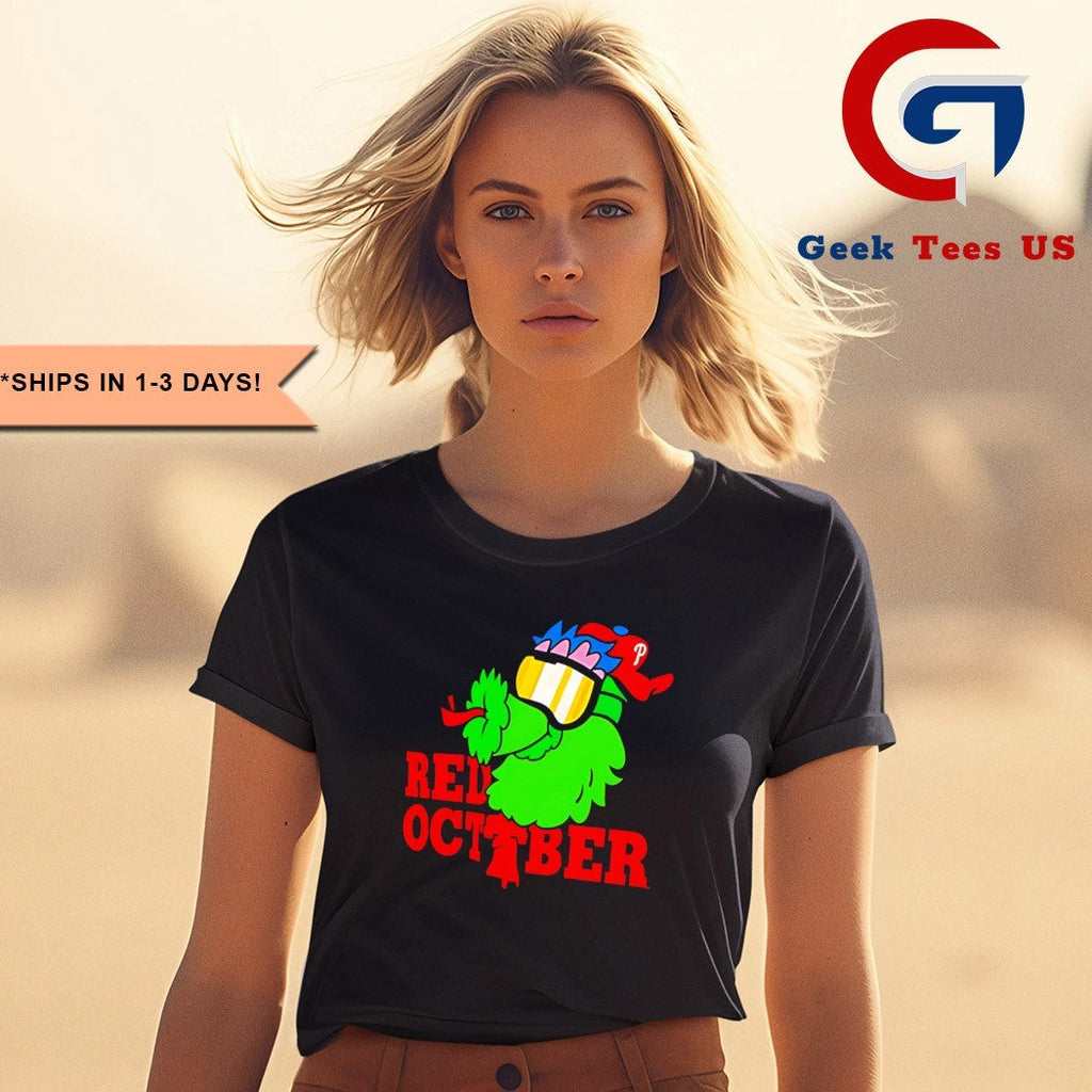 Phillie Phanatic Philadelphia Phillies MLB baseball 2025 Red October shirt