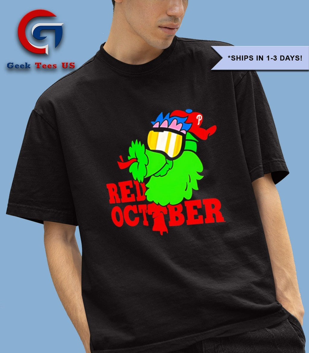 Phillie Phanatic Philadelphia Phillies MLB baseball 2025 Red October shirt