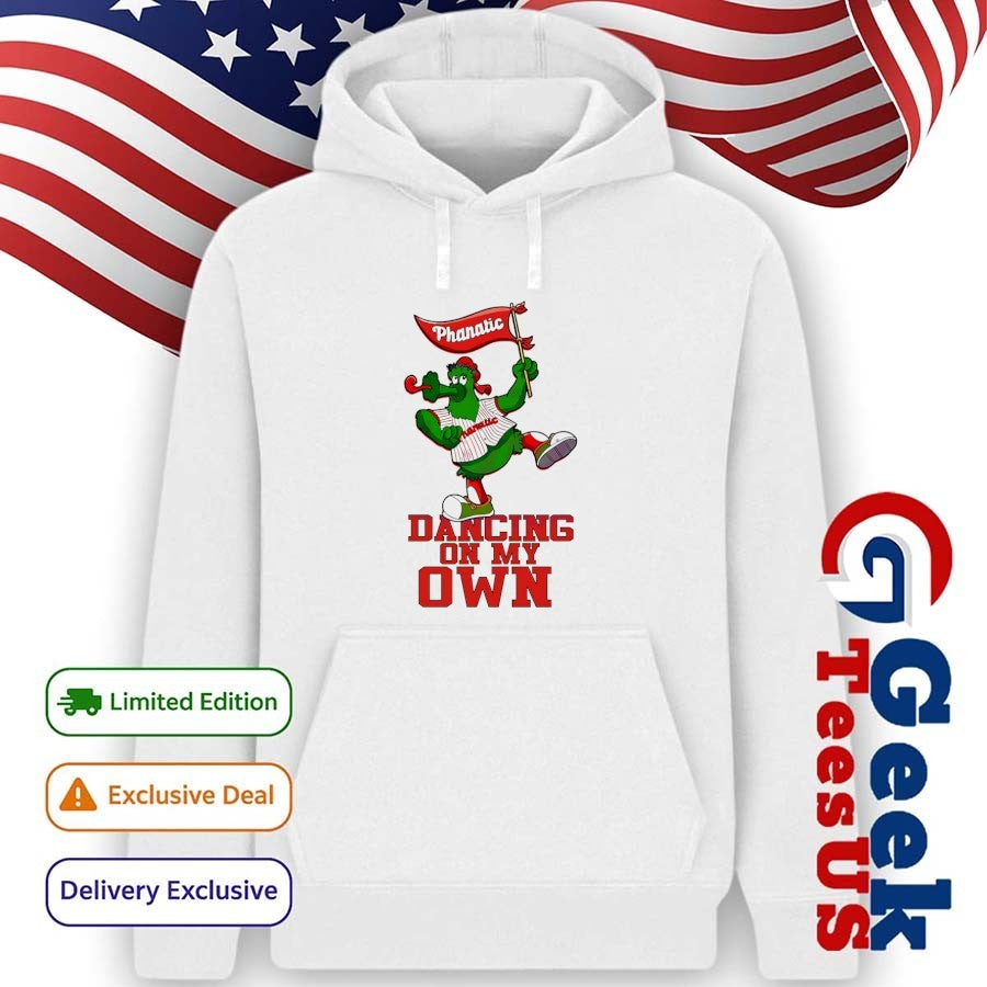 Phillie Phanatic dancing on my own Philadelphia Phillies 2025 shirt