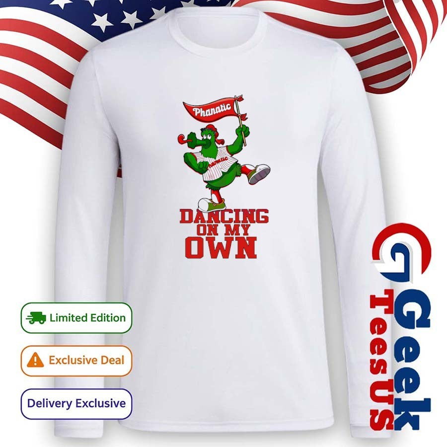 Phillie Phanatic dancing on my own Philadelphia Phillies 2025 shirt