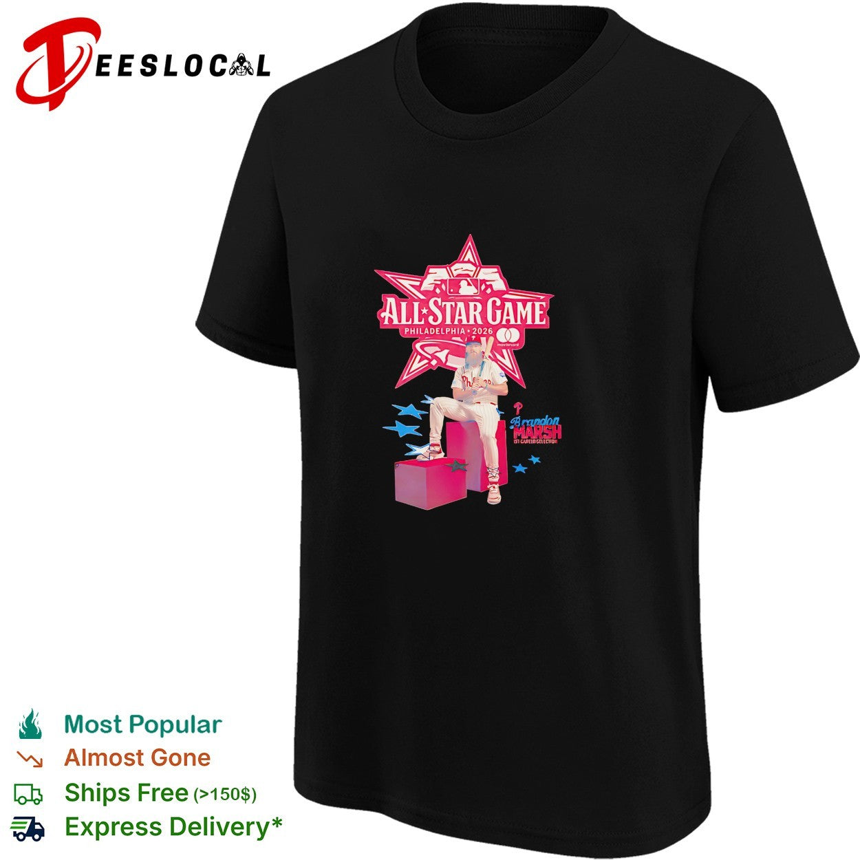 Phillies Brandon Marsh all star game Philadelphia 2026 shirt