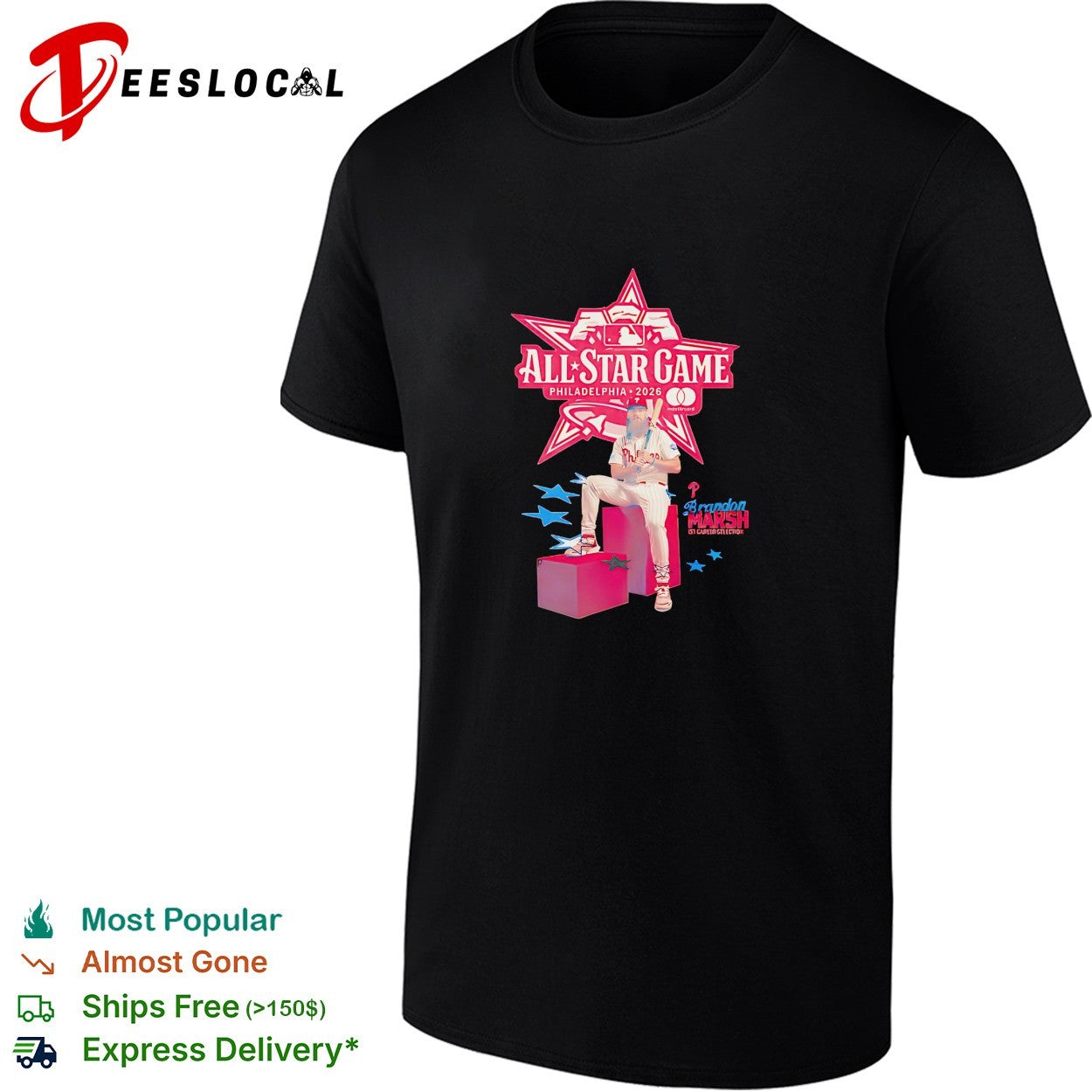 Phillies Brandon Marsh all star game Philadelphia 2026 shirt