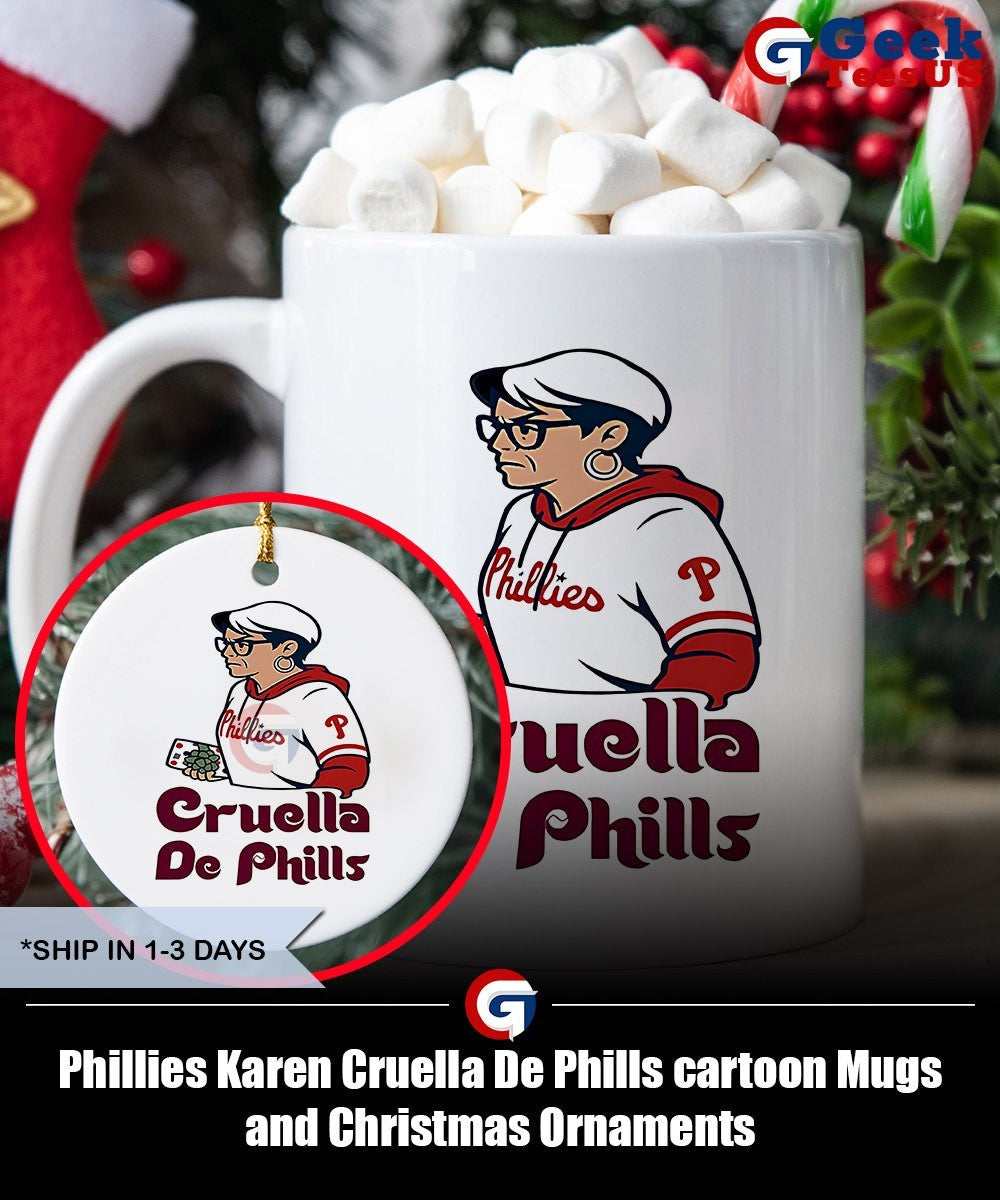 Phillies Karen Cruella De Phills cartoon shirt