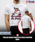 Phillies Karen Cruella De Phills cartoon shirt