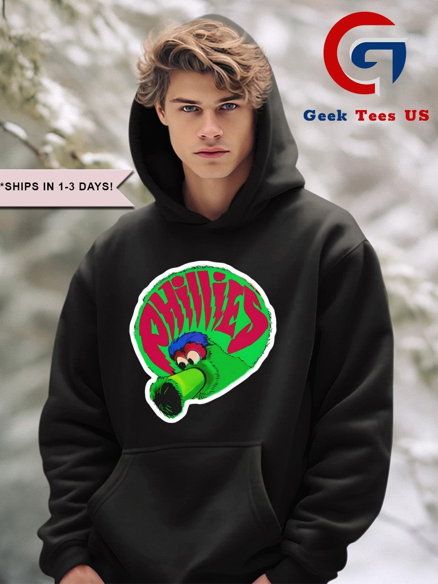 Philly Phanatic mascot 2025 graphic shirt
