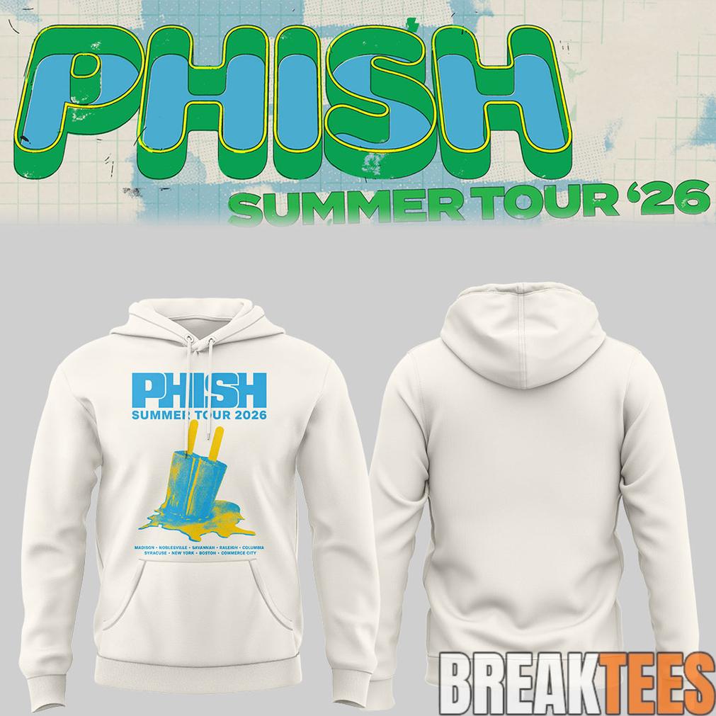 Phish Summer Tour 2026 White Edition Hoodie