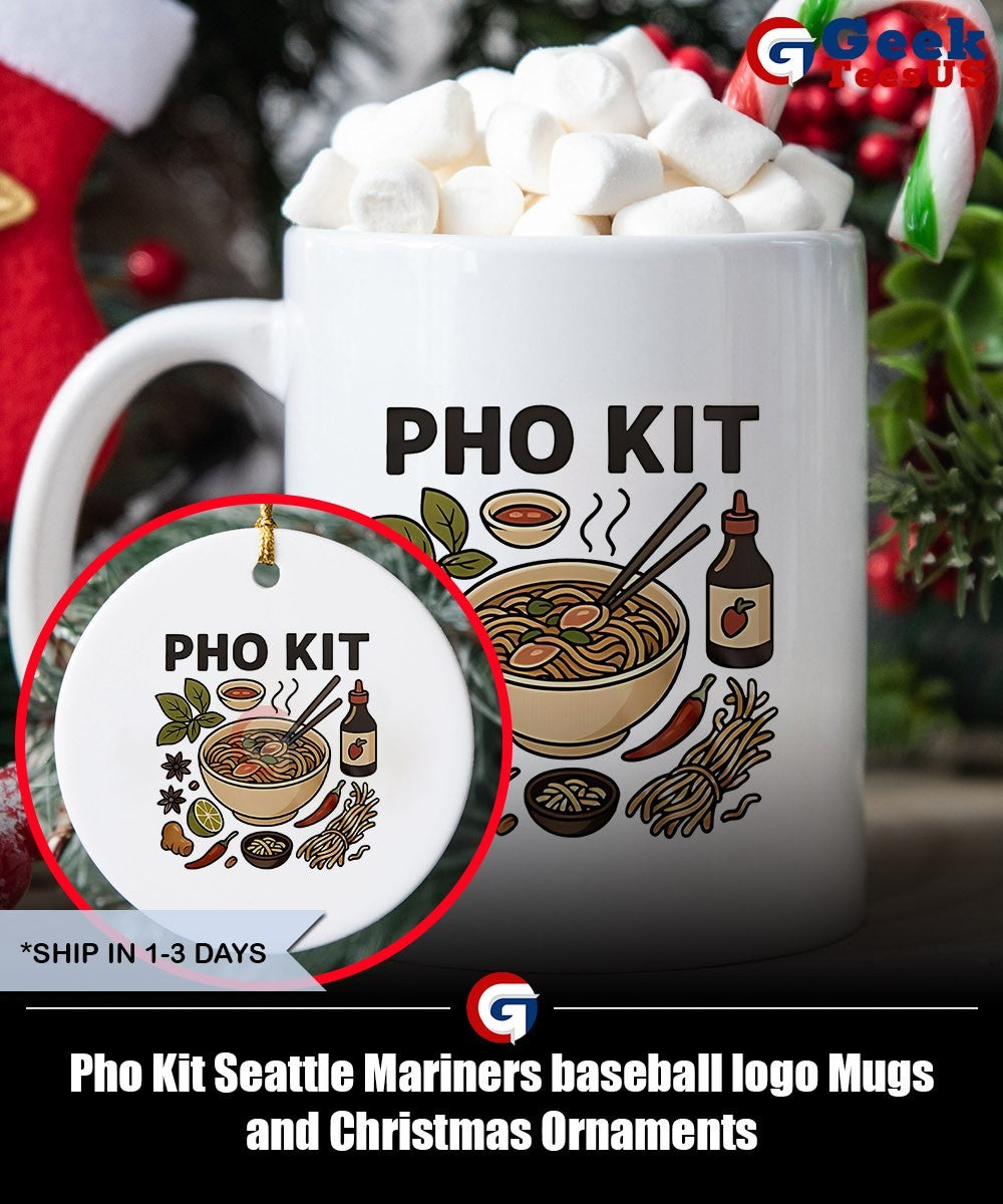 Pho Kit Seattle Mariners baseball logo shirt