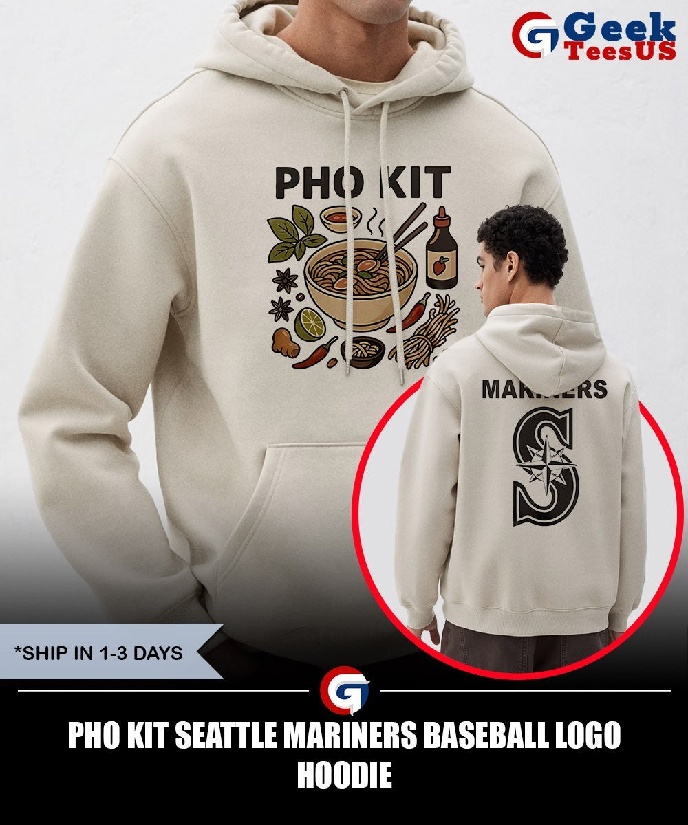 Pho Kit Seattle Mariners baseball logo shirt
