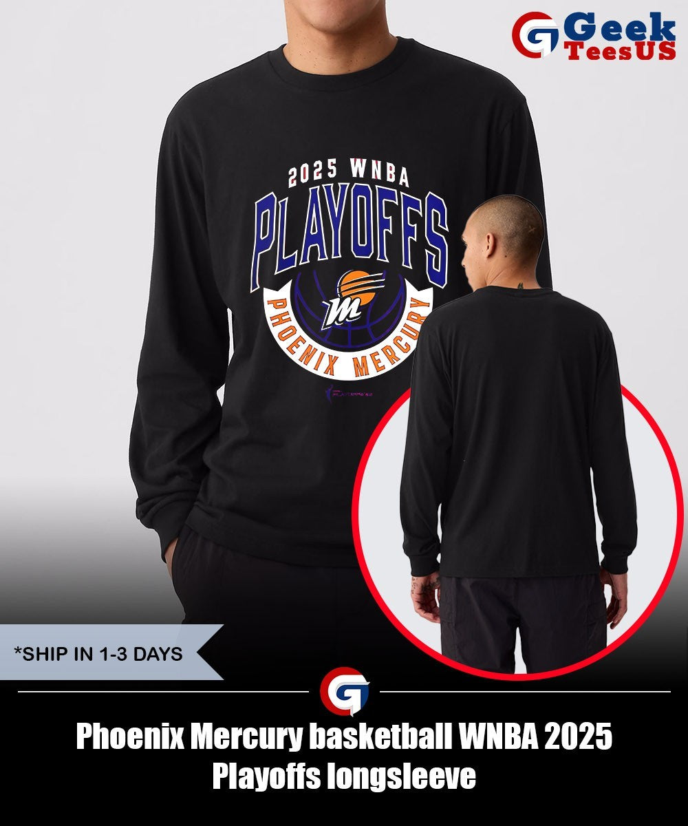 Phoenix Mercury basketball WNBA 2025 Playoffs shirt