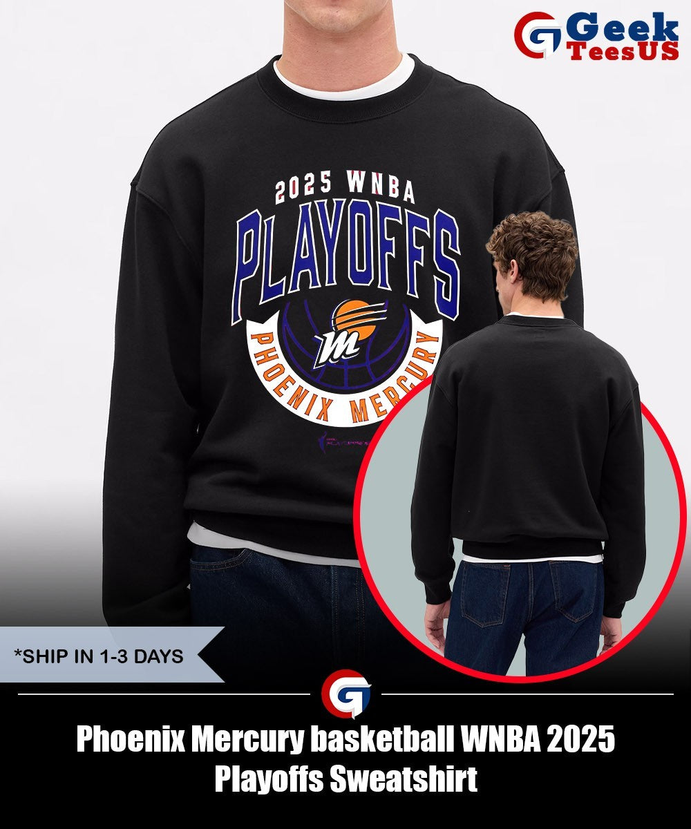 Phoenix Mercury basketball WNBA 2025 Playoffs shirt
