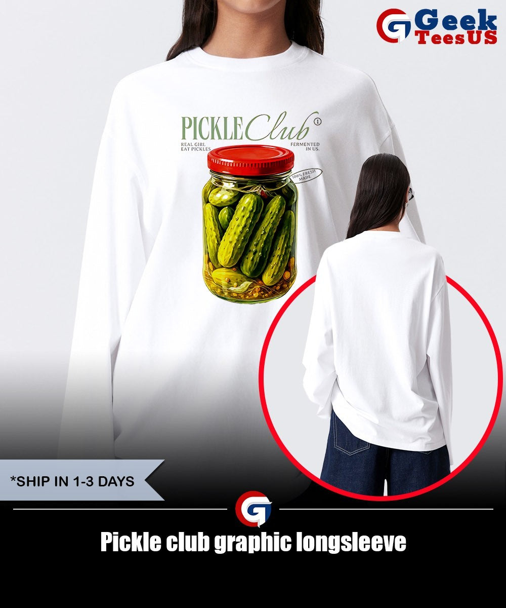Pickle club graphic shirt