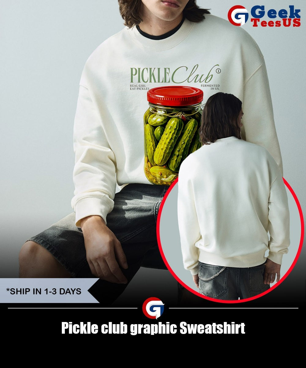 Pickle club graphic shirt