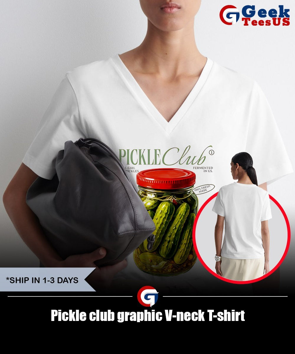 Pickle club graphic shirt
