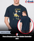 Pierce Brosnan your Turn Golden Controller shirt