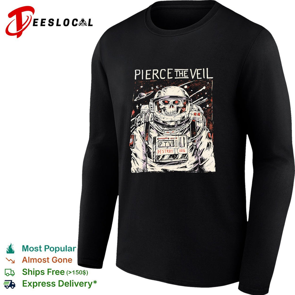 Pierce the Veil PTV Destroy 2016 Astronaut Skull shirt