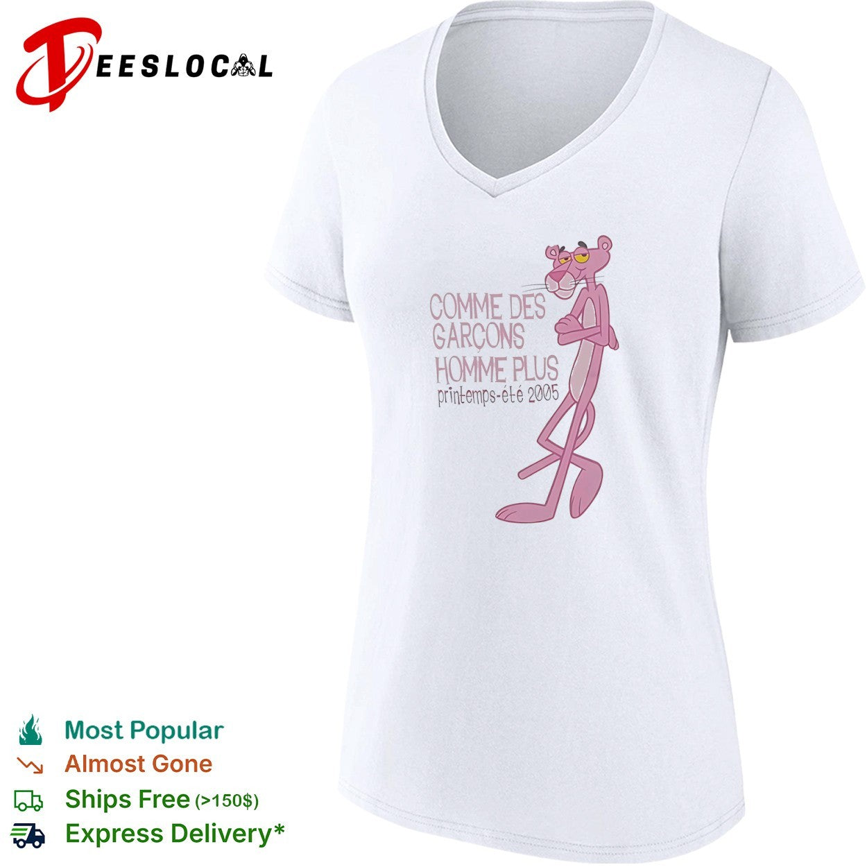 Pink Panther Comme des Garçons Homme Plus Printemps-Ete 2005 shirt