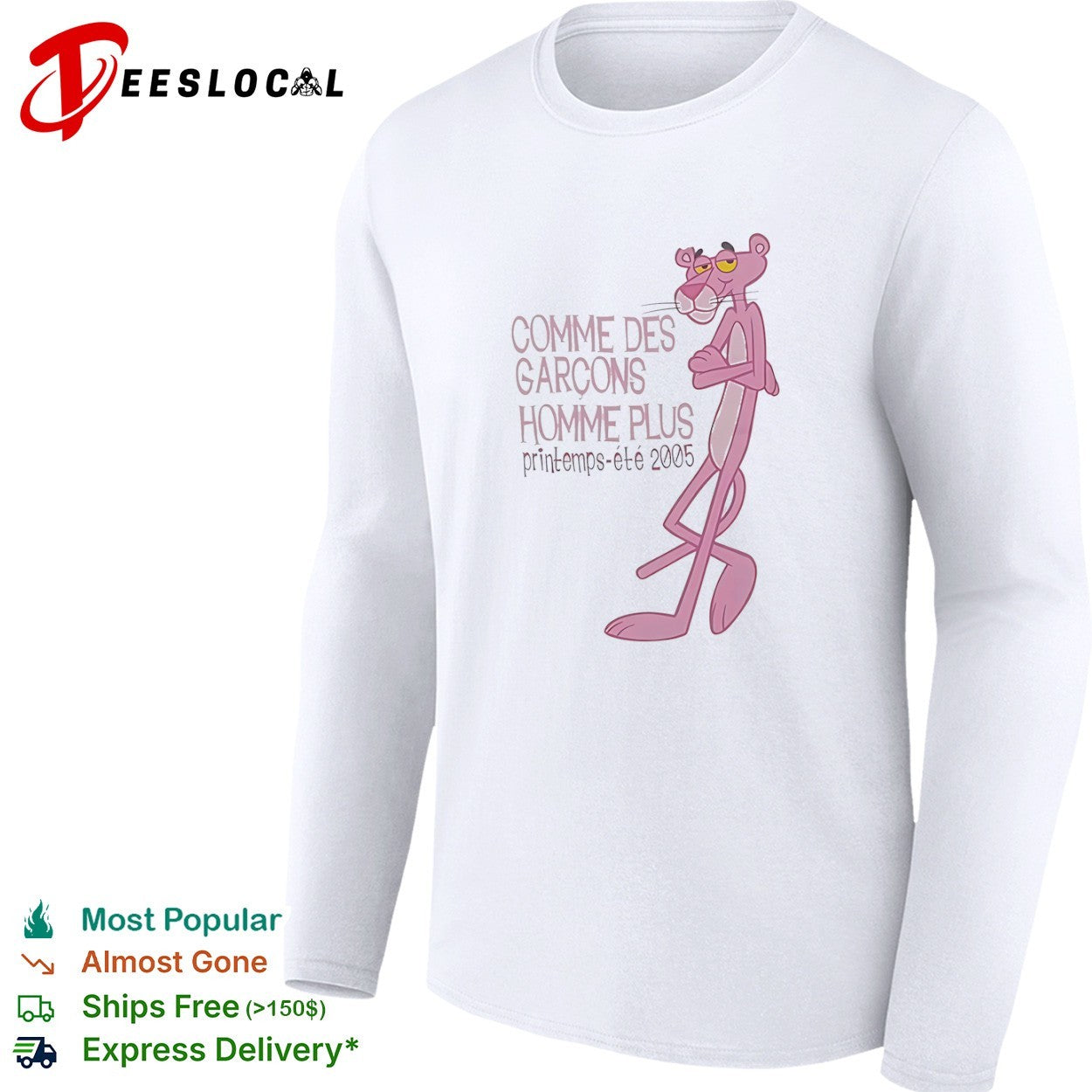 Pink Panther Comme des Garçons Homme Plus Printemps-Ete 2005 shirt