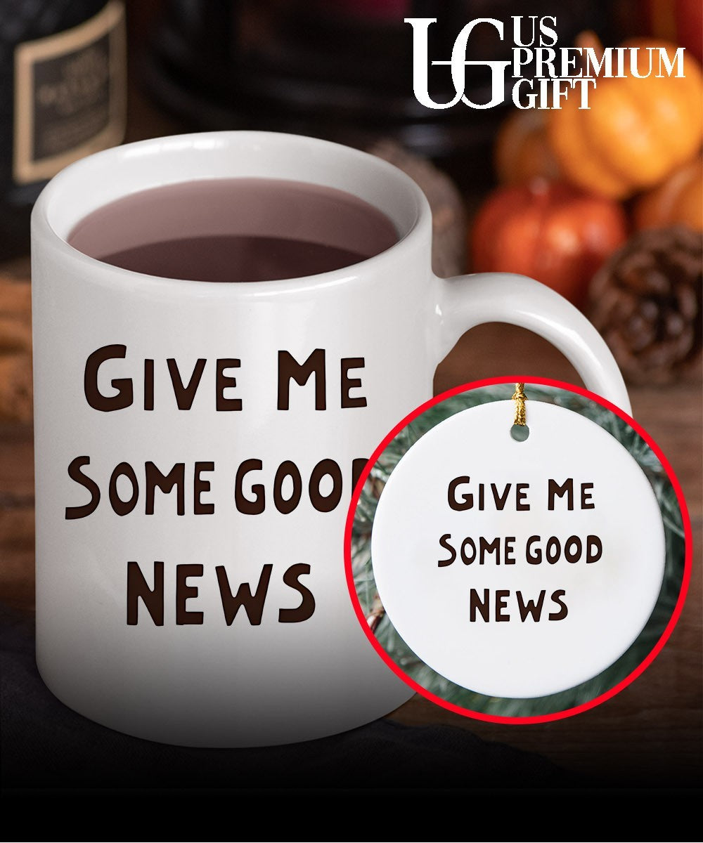 Pink give me some good news T-shirt
