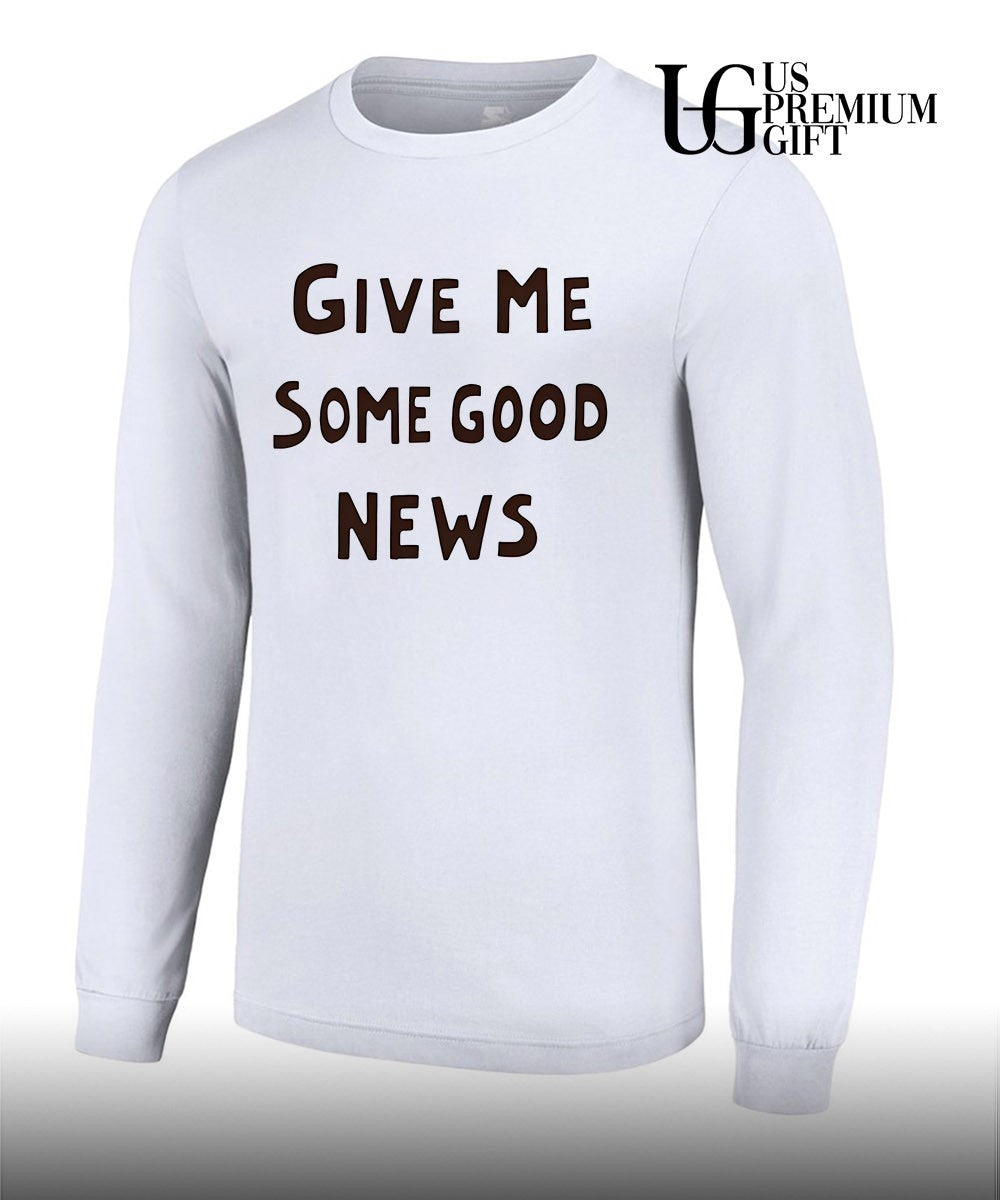 Pink give me some good news classic T-shirt