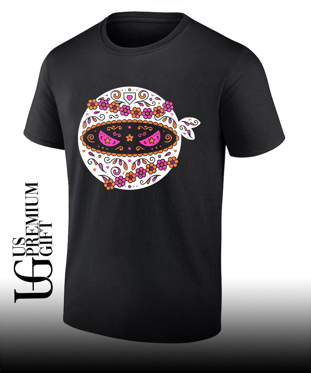 Pitching Ninja Día de los Muertos shirt
