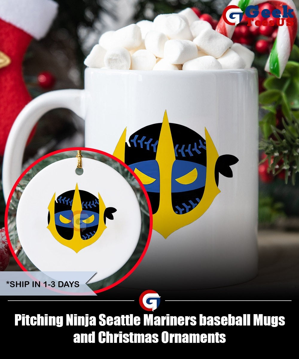Pitching Ninja Seattle Mariners baseball shirt