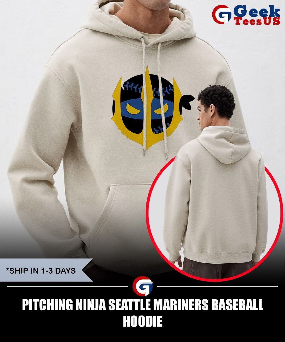 Pitching Ninja Seattle Mariners baseball shirt