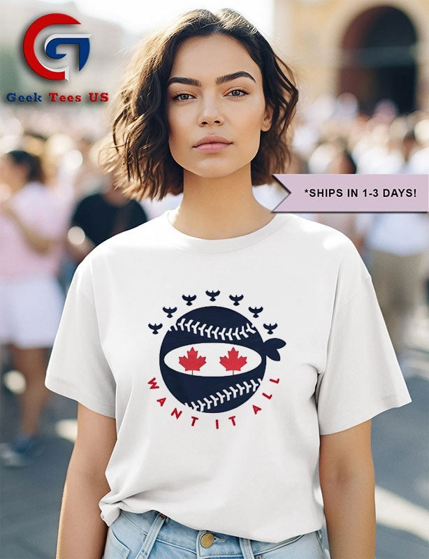 Pitching ninja want it all shirt