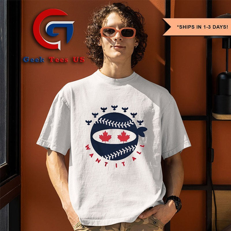 Pitching ninja want it all shirt