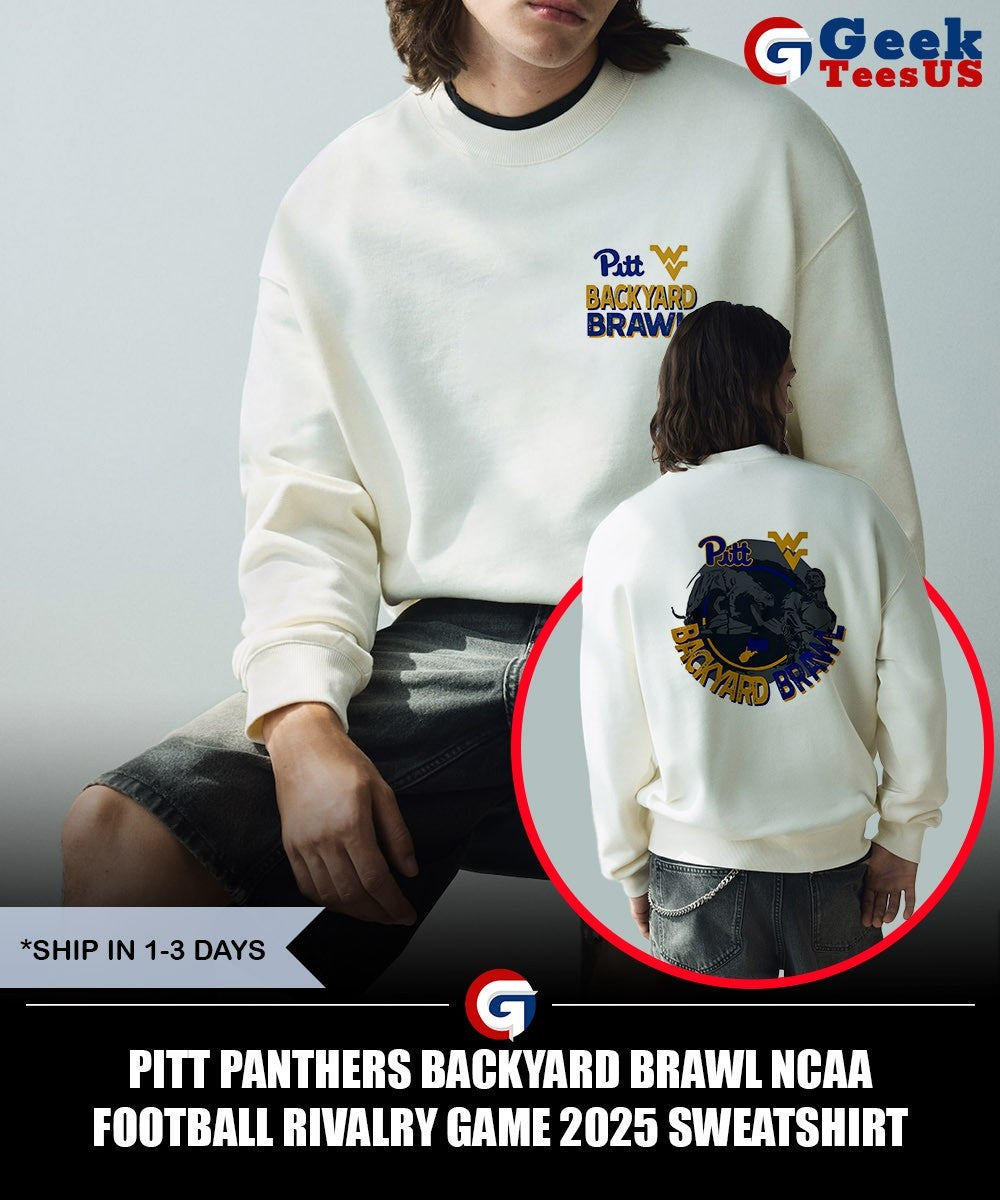 Pitt Panthers Backyard Brawl NCAA Football Rivalry Game 2025 shirt