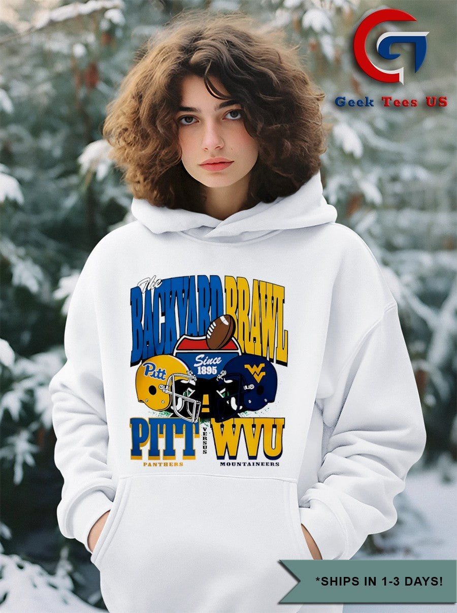 Pitt Panthers vs West Virginia Mountaineers Backyard Brawl College Football since 1895 shirt