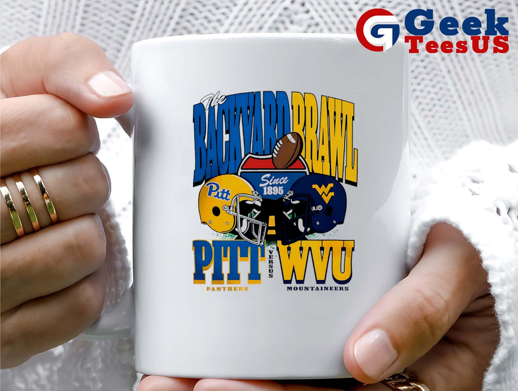 Pitt Panthers vs West Virginia Mountaineers Backyard Brawl College Football since 1895 shirt