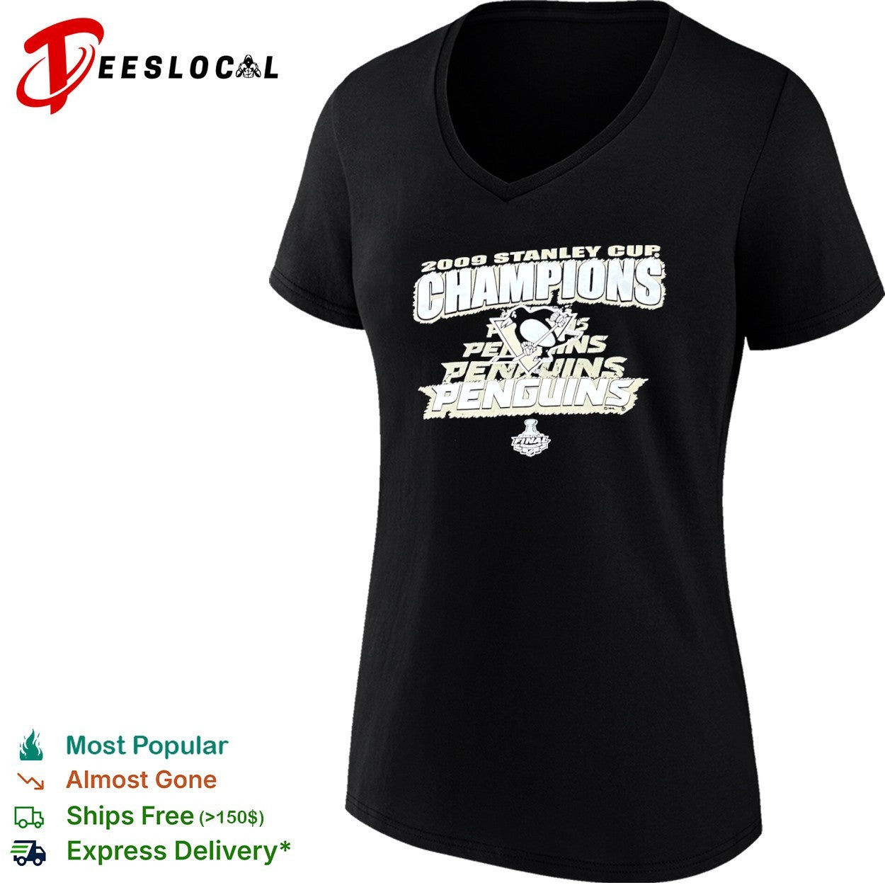 Pittsburgh Penguins 2009 Stanley Cup Champions shirt