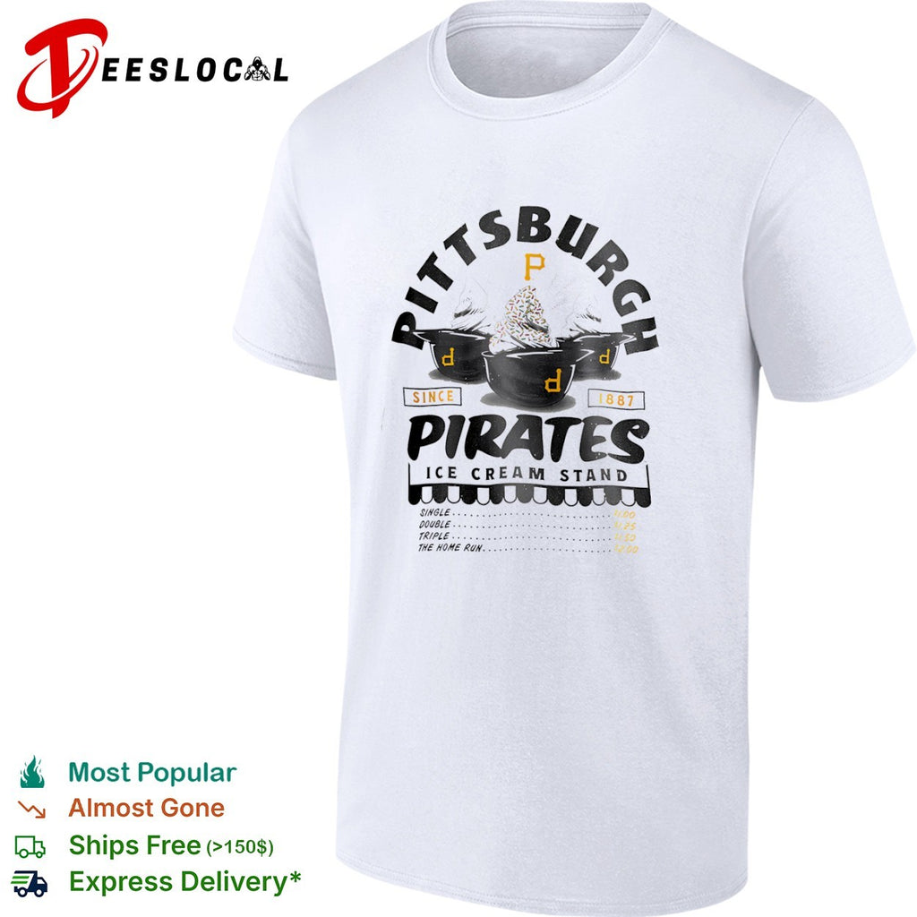 Pittsburgh Pirates Since 1887 Ice Cream Stand shirt