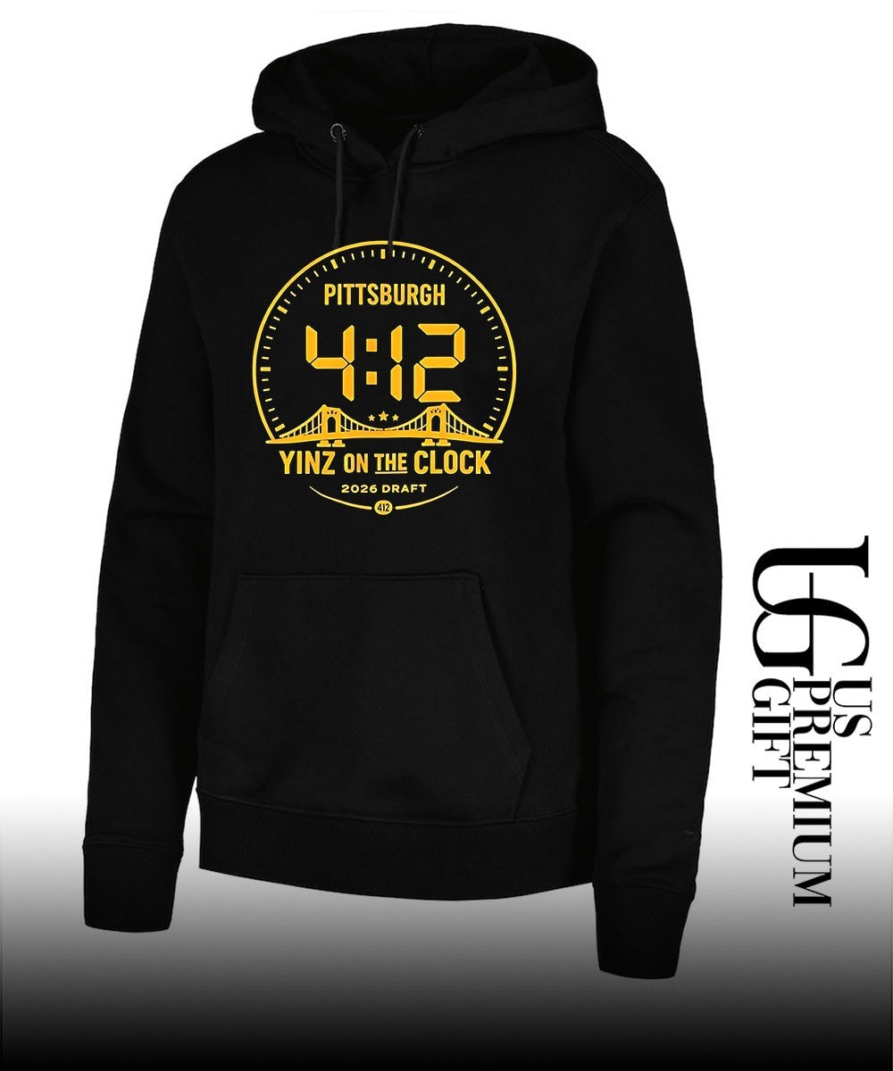Pittsburgh Steel Football 4 12 Yinz On The Clock 2026 Draft Game Day shirt