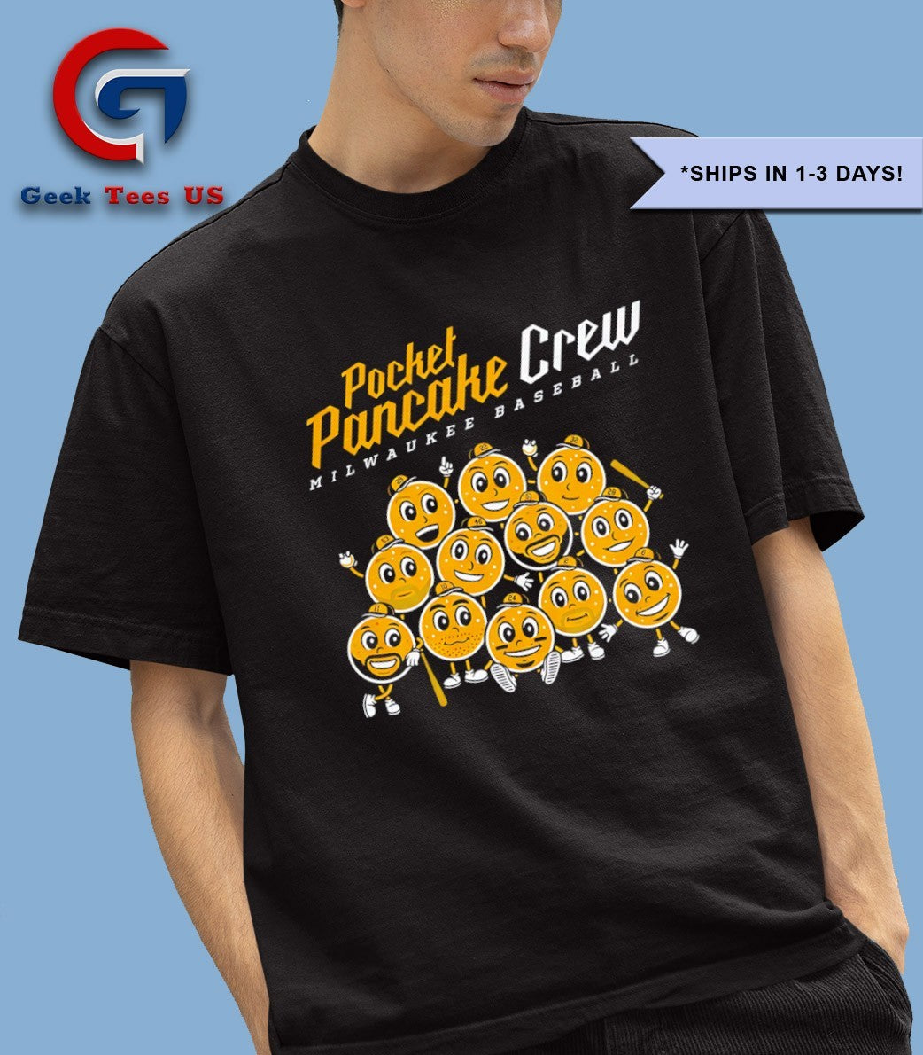 Pocket Pancake Crew Milwaukee Brewers shirt