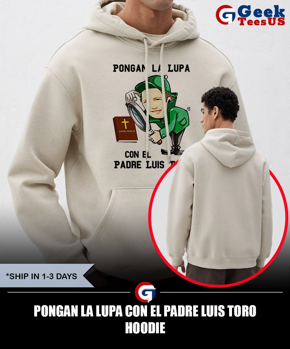Pongan La lupa con el padre luis toro shirt