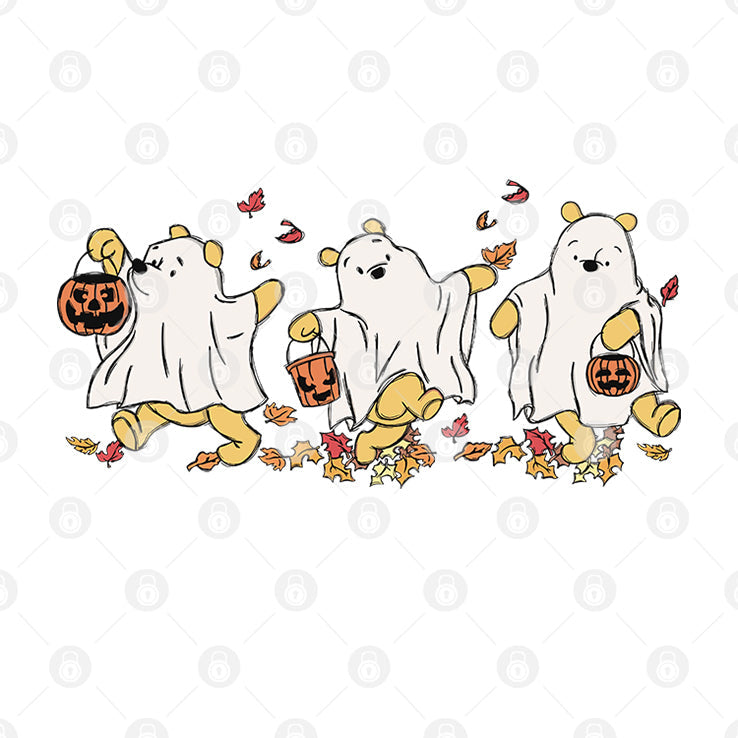 Pooh Ghost Halloween Shirt
