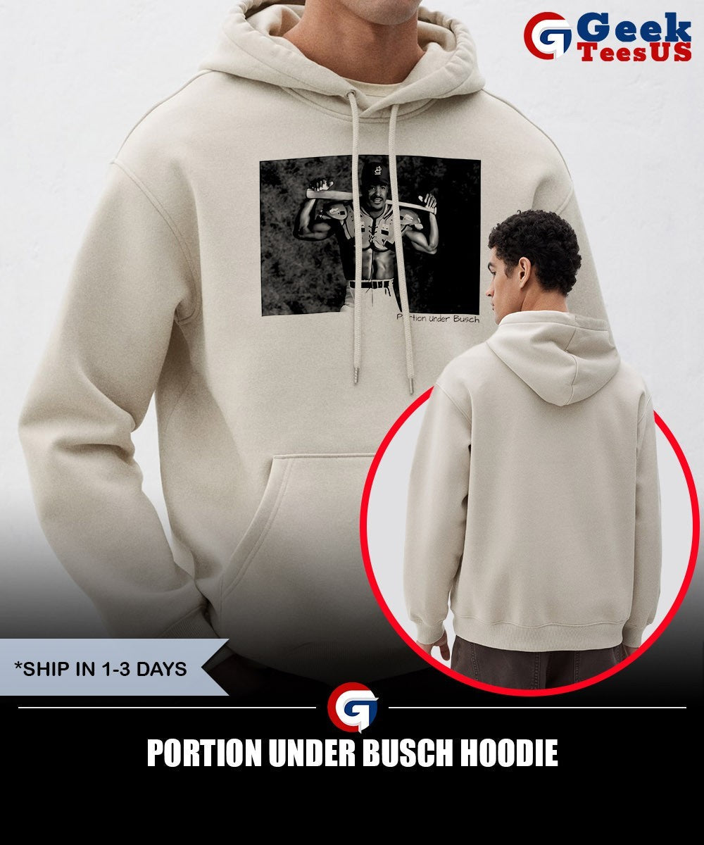 Portion Under Busch shirt