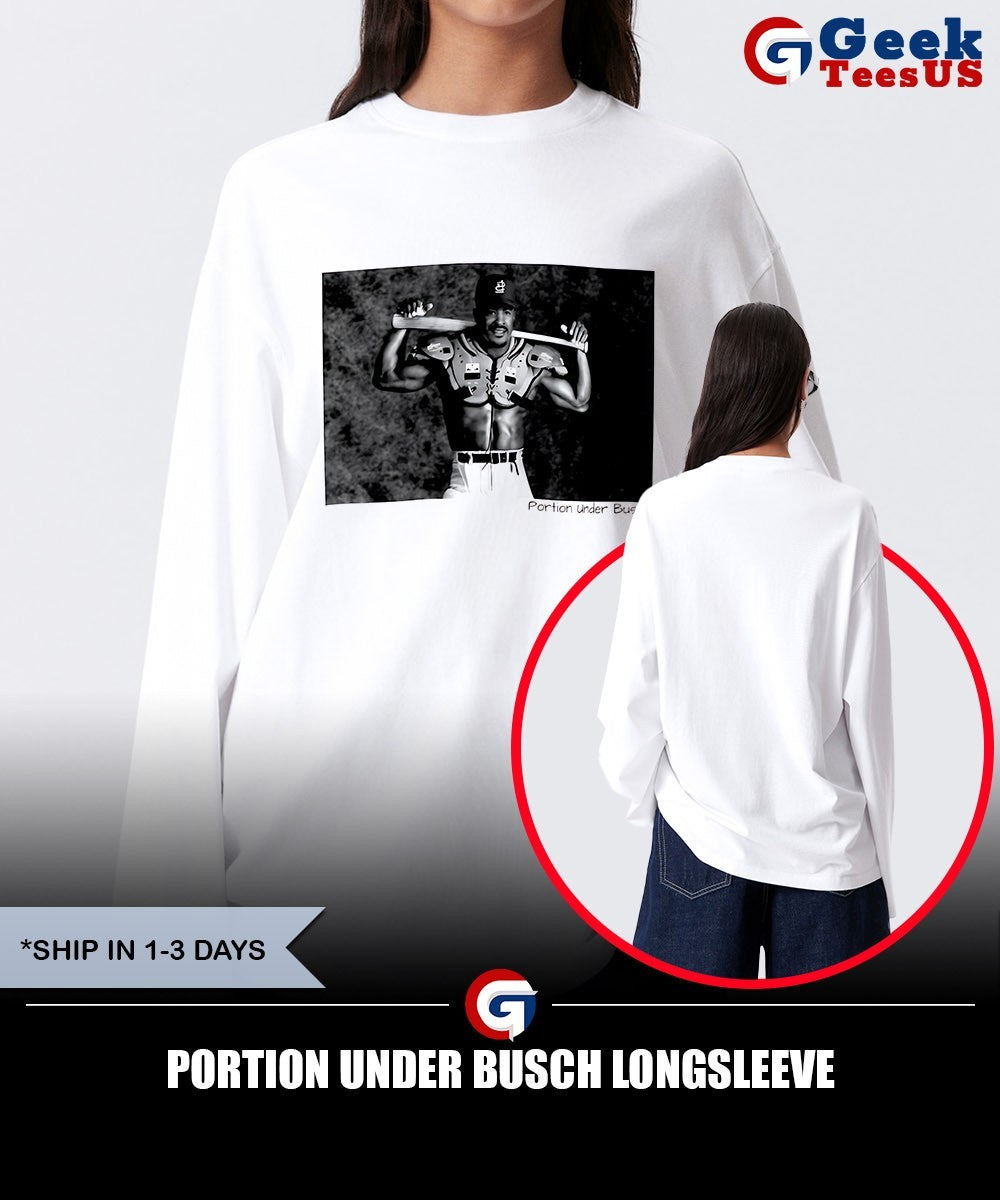 Portion Under Busch shirt