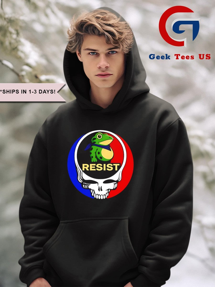 Portland Frog Grateful Dead Steal Your Face Ice Out Resist shirt