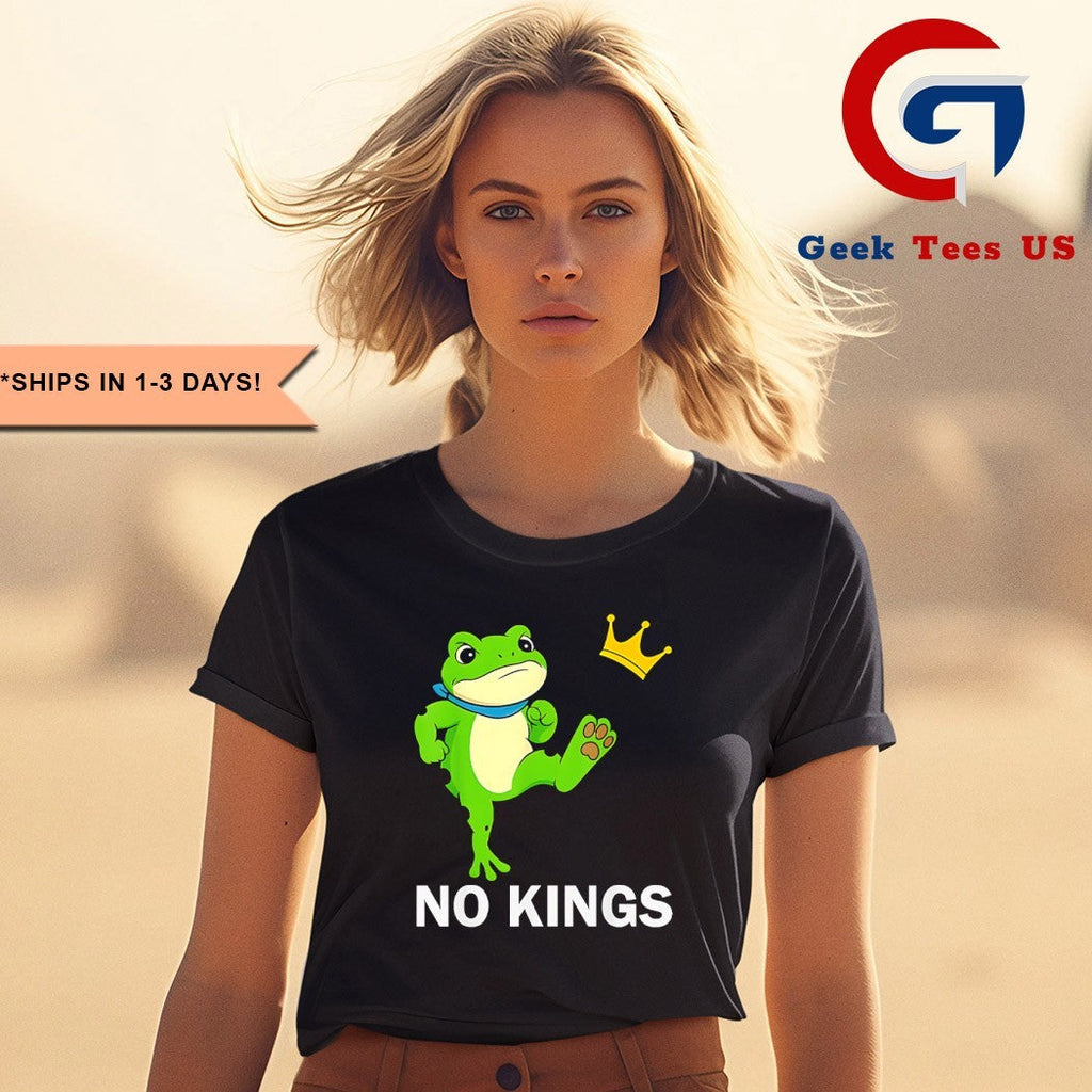 Portland Frog Protest kick out no kings shirt